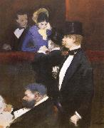 Jean-Louis Forain A Box at the Opea oil painting